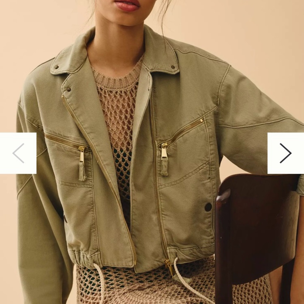 Sea grass utility jacket